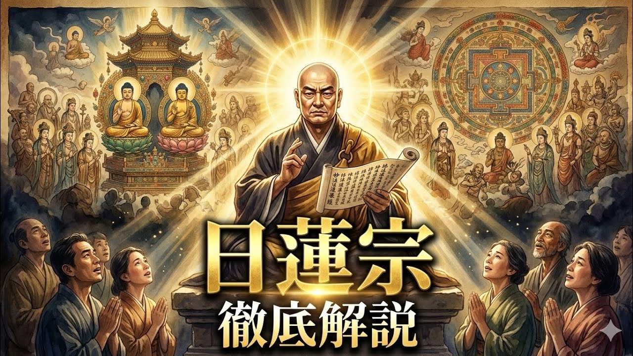 【日蓮宗を徹底解説】南無妙法蓮華経。ただ唱えるだけの教えではない！極寒の流罪と処刑の危機を越えて彼が伝えたかった、絶望の時代を生き抜くための圧倒的な光と真理【歴史ドキュメンタリー】