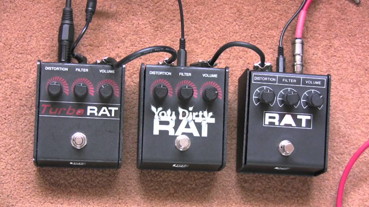 3 More Proco Rats - You Dirty Rat, Rat 2 and Turbo Rat