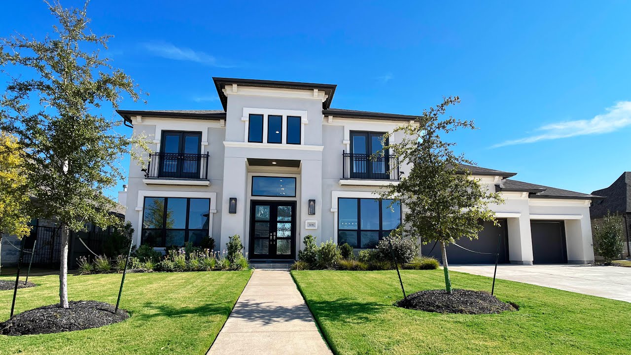 4,985 sq ft built by Perry Homes in Santa Rita Ranch in Liberty Hill, TX | GREENBELT LOT