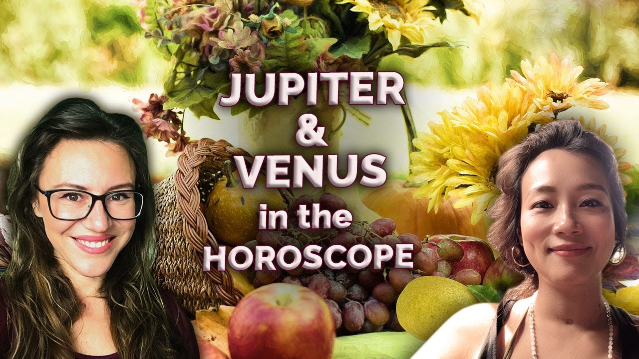 JUPITER and VENUS In the 12 Houses. Blessings in Life!