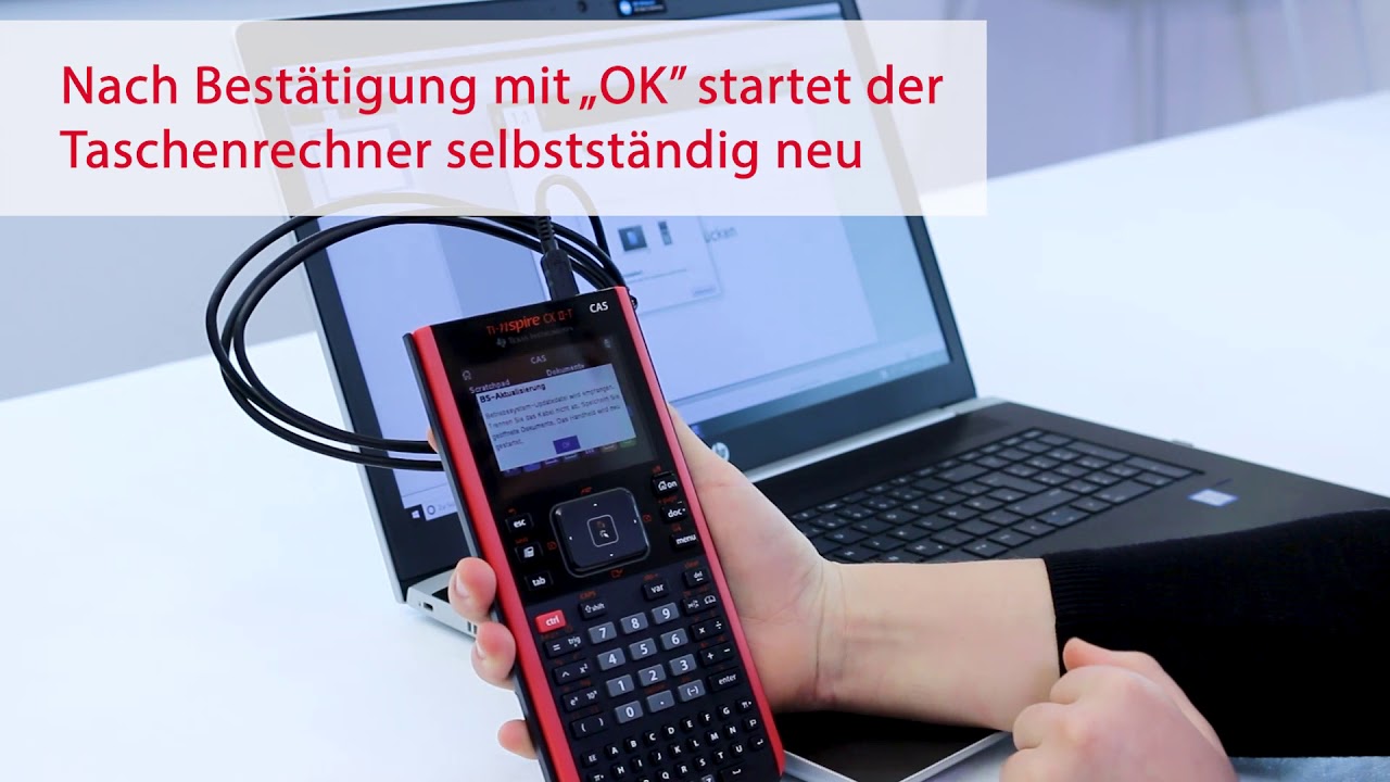 Tutorial TI Nspire™ CX II-T (CAS) Handheld OS Update via TI-Nspire CX (CAS) Schüler Software