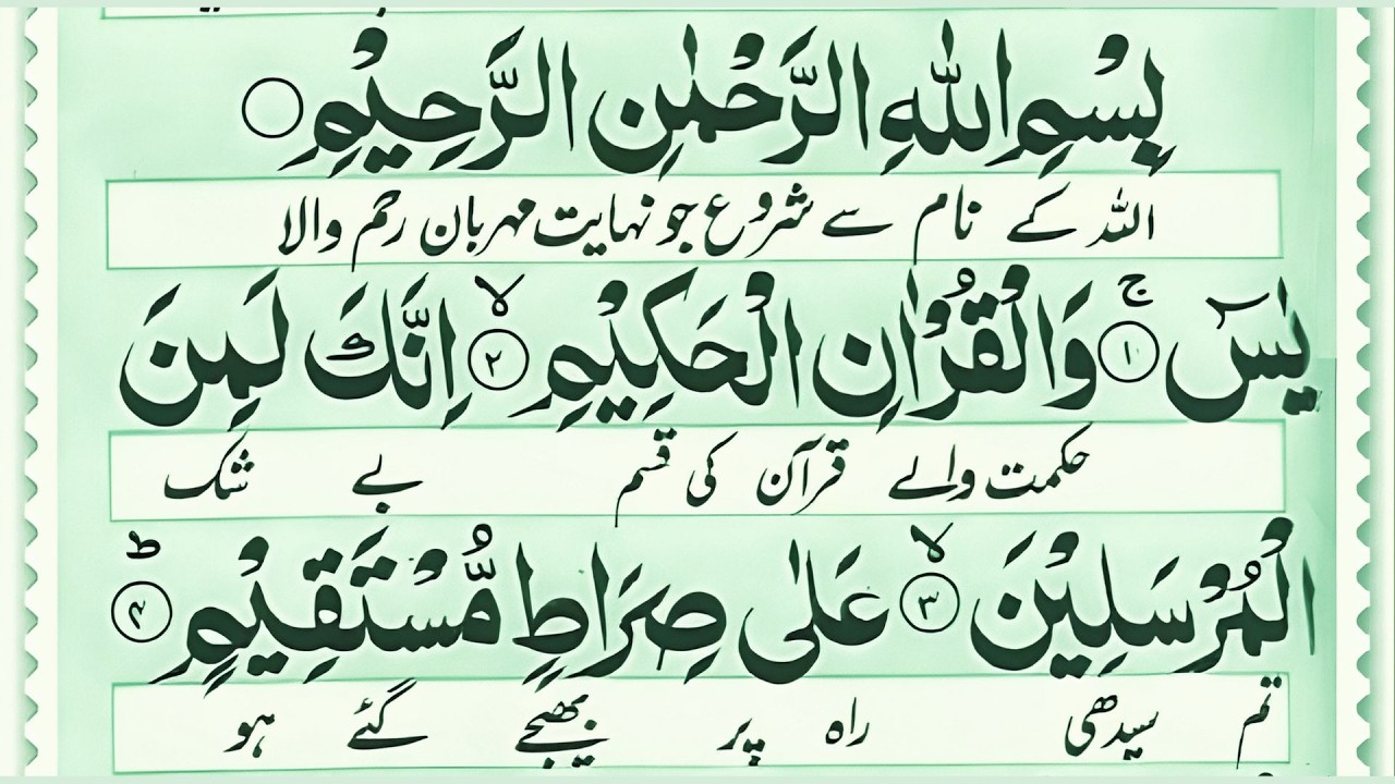 Surah Yasin | Yaseen | with Urdu Translation | Episode 31