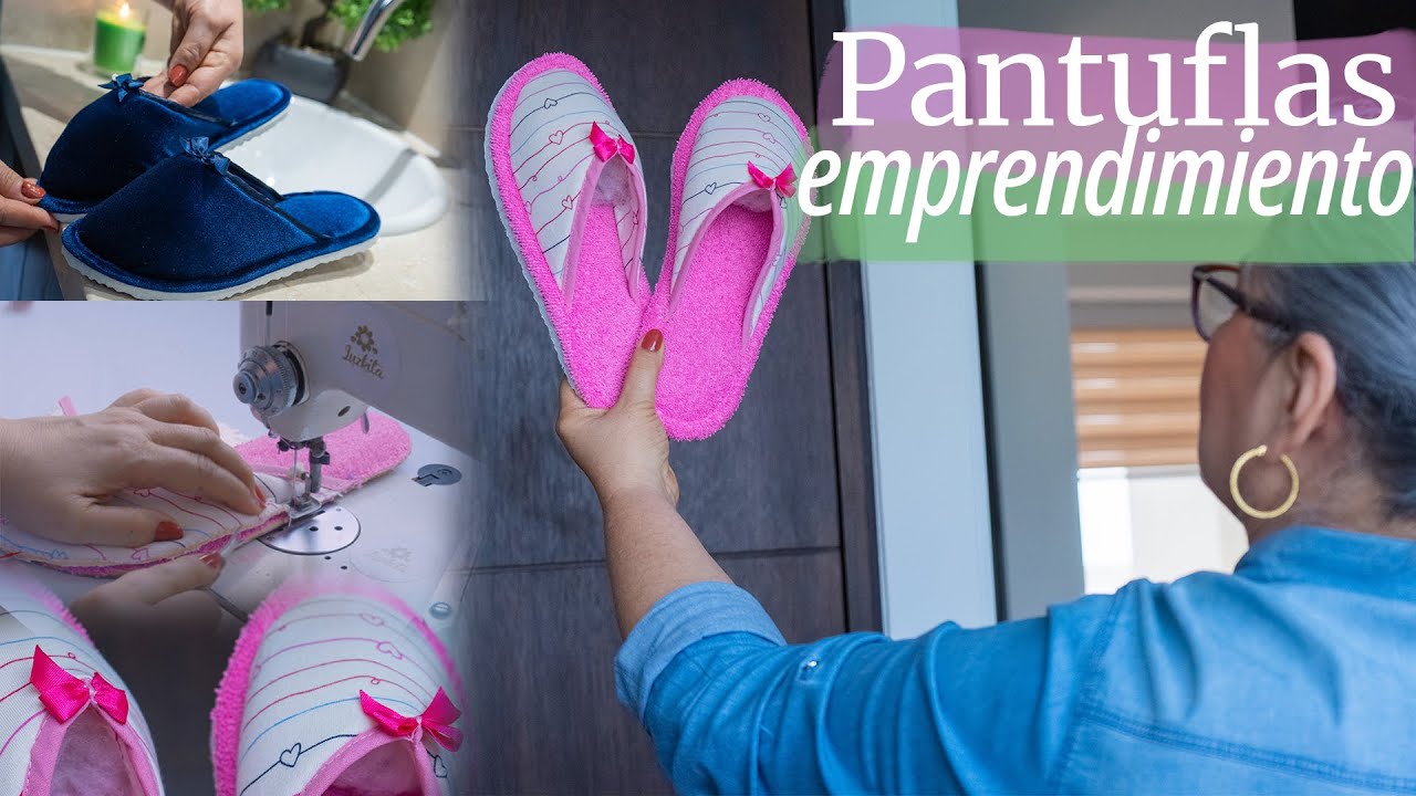 PANTUFLAS paso a paso/Nuevo modelo/IDEA DE EMPRENDIMIENTO, para tu uso o como IDEA DE REGALO