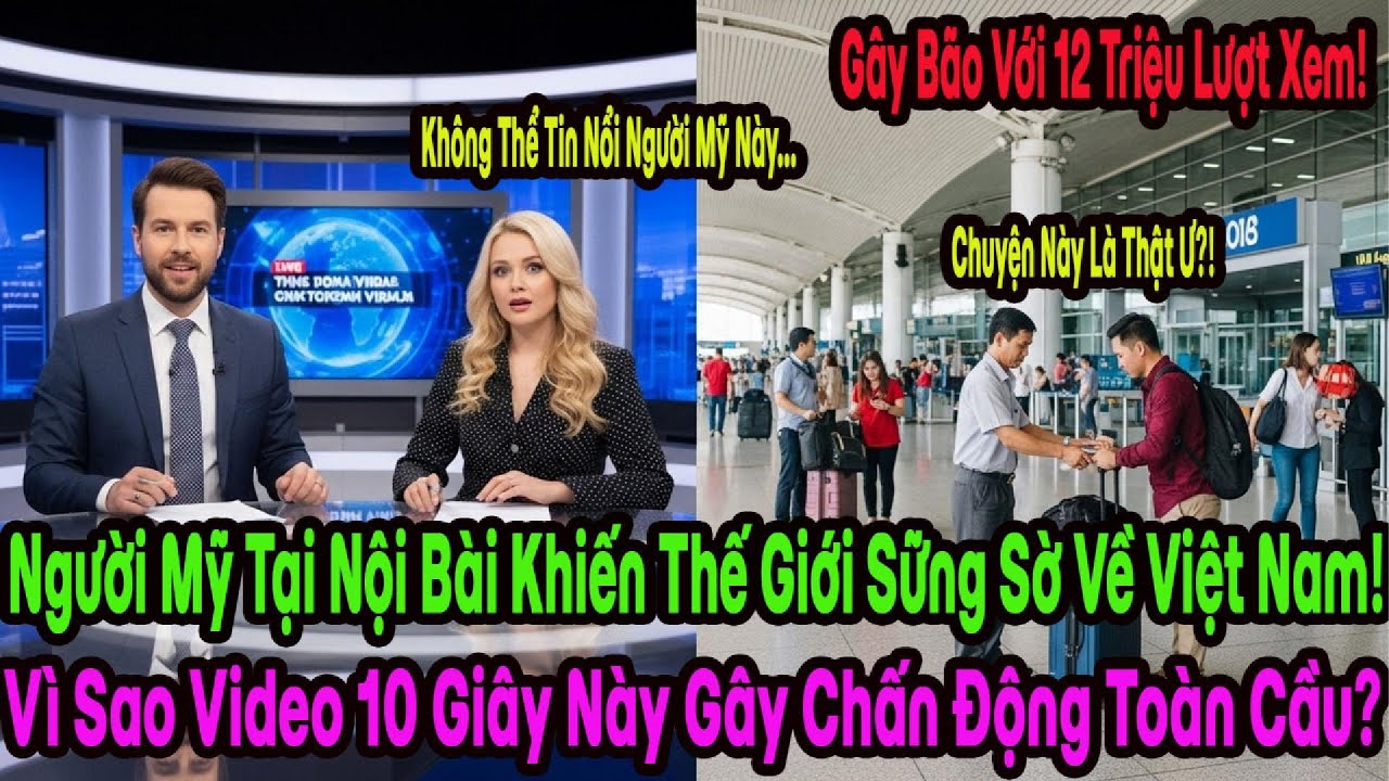 Cả Sân Bay Nội Bài Chấn Động: Hành Động Của Vị Khách Người Mỹ Này Khiến Cả Thế Giới Phải Cạn Lời!