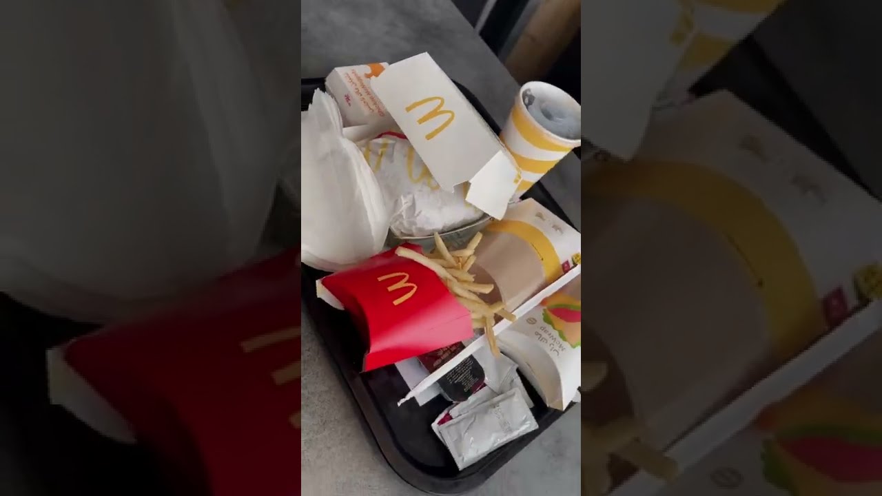 Breakfast at Mcdonald's mini vlog Ksa #shorts
