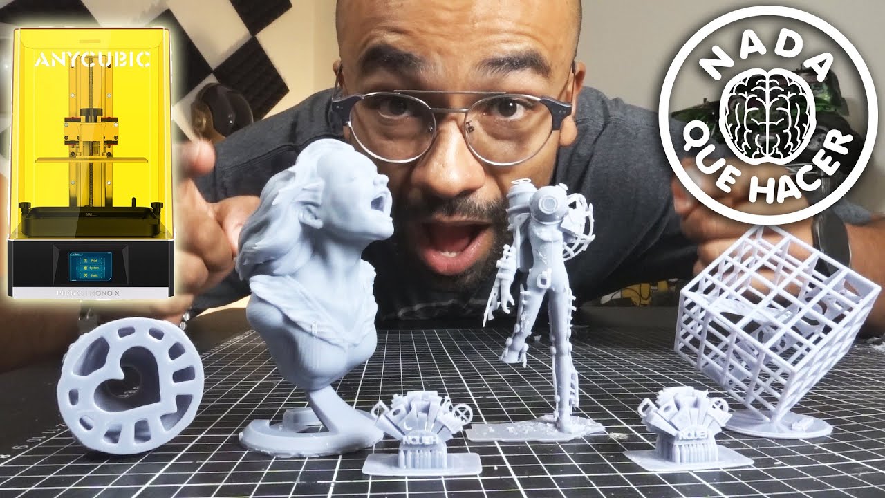 ¿Imprimir 3D con liquido? ¡WOW! te digo cómo funciona Anycubic Photon Mono X y Wash & cure |NQUEH