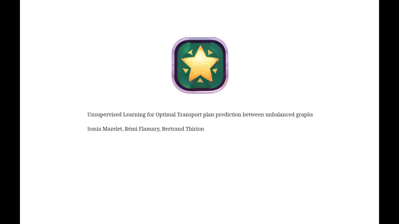 Unsupervised Learning for Optimal Transport plan prediction between unbalanced graphs