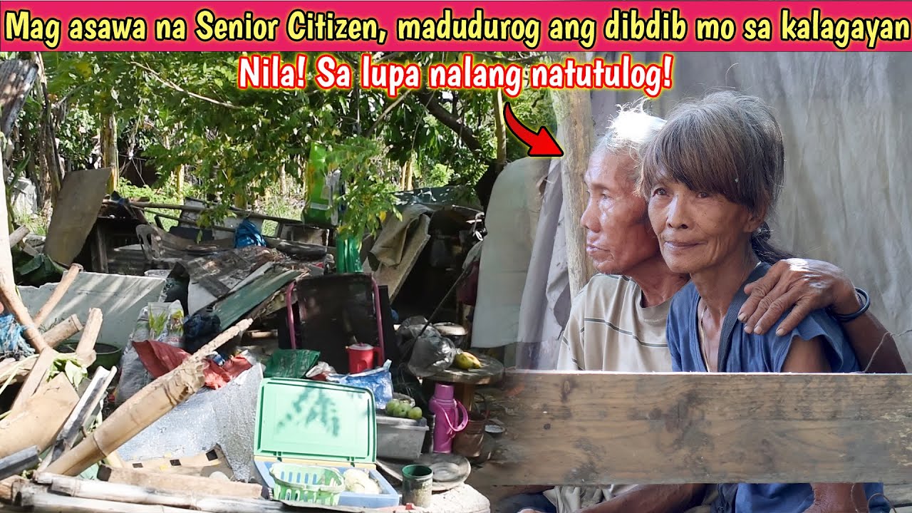 Mag-asawa na Senior Citizen, Madudurog ang Dibdib mo sa kalagayan nila! Sa lupa nalang natutulog.