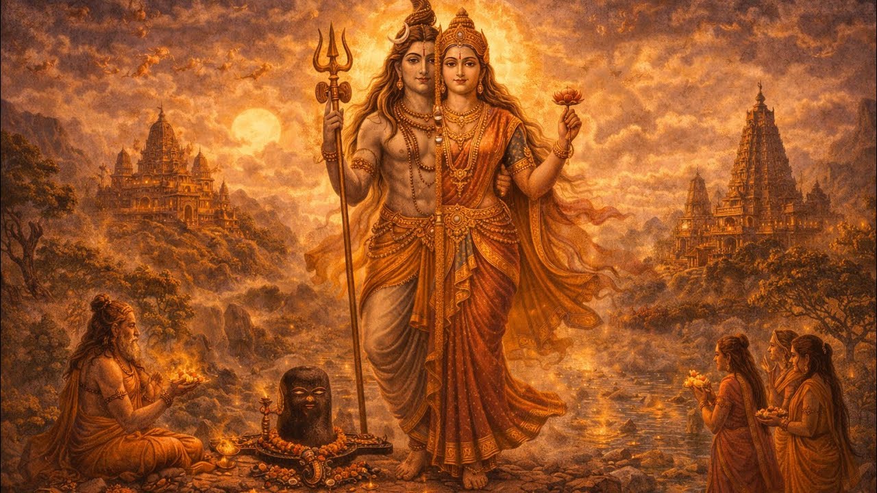 आईए सुनते हैं। भगवान शिव का अर्धनारीश्वर स्वरूप की अलौकिक और दिव्य कथा।