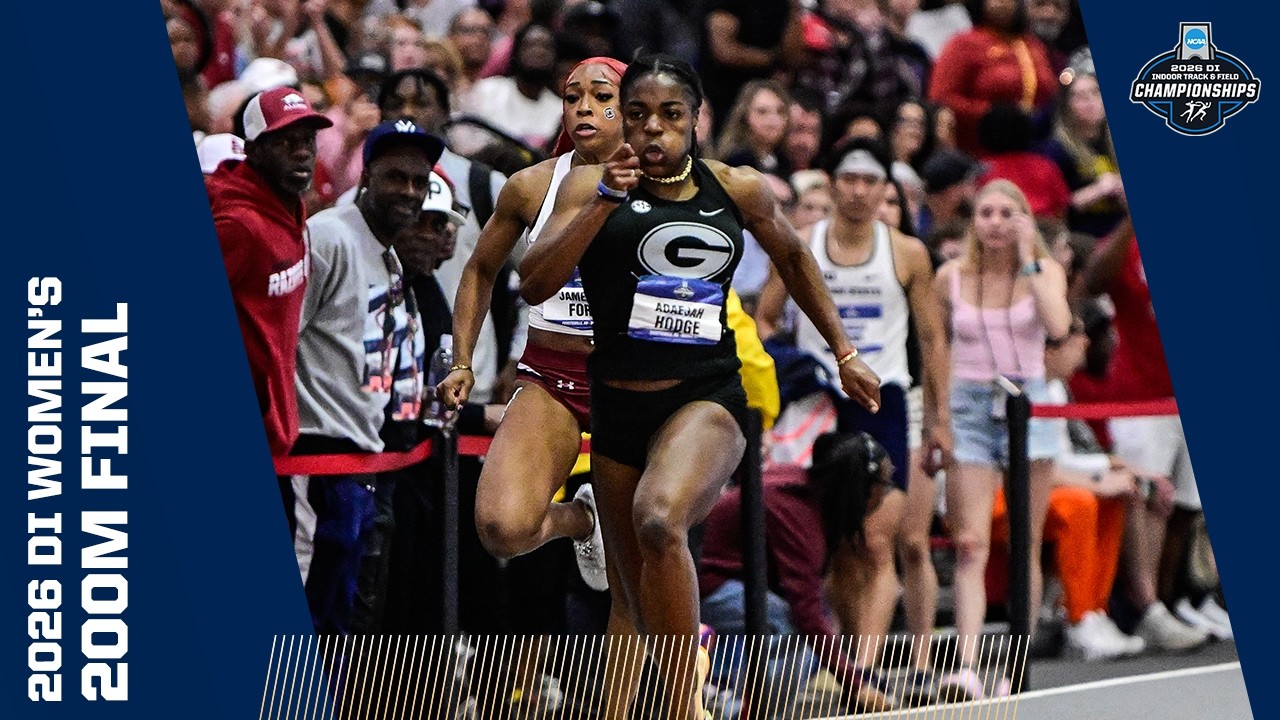 Women's 200m final - 2026 NCAA indoor track and field championships