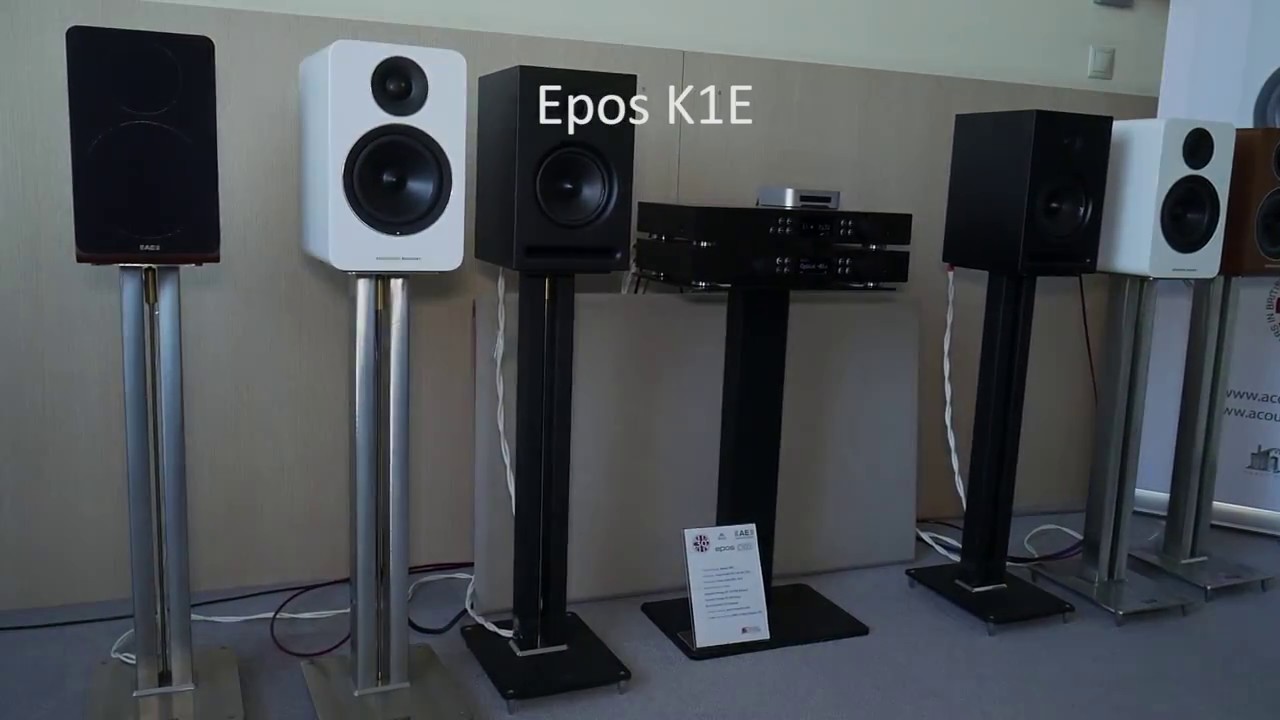 Полочники Acoustic Energy AE1 Active, AE 300 и Epos K1i [бинауральные записи выставки]
