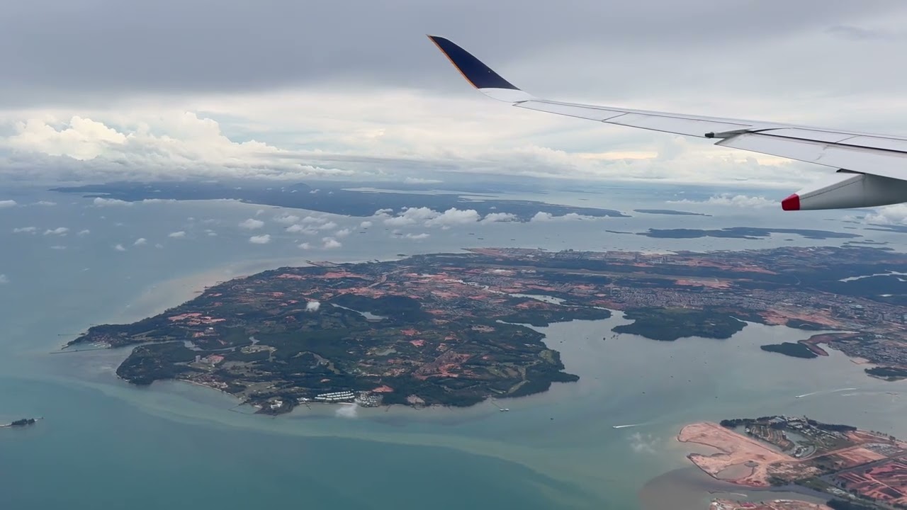 Singapore Airlines A350. Paris to Singapore