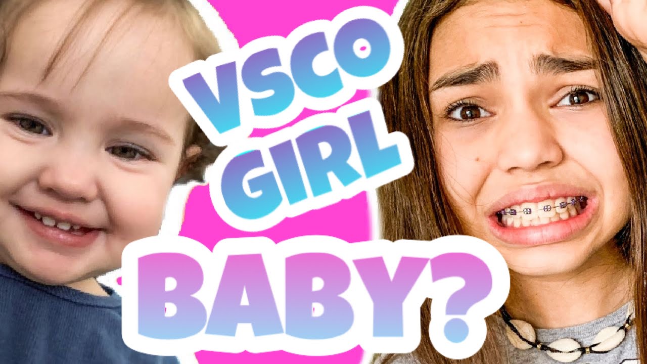 TRANSFORMEI UM BEBÊ EM VSCO GIRL - ENTÃO ROBERTA? siga @dailyfamiliaporcides