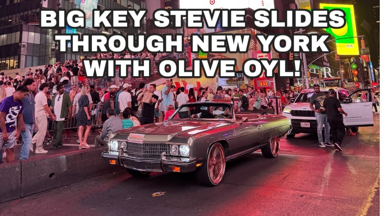 Big Key Stevie slides Olive Oyl through Times Square, Brooklyn & Marcy Projects! #vertlife #OliveOyl