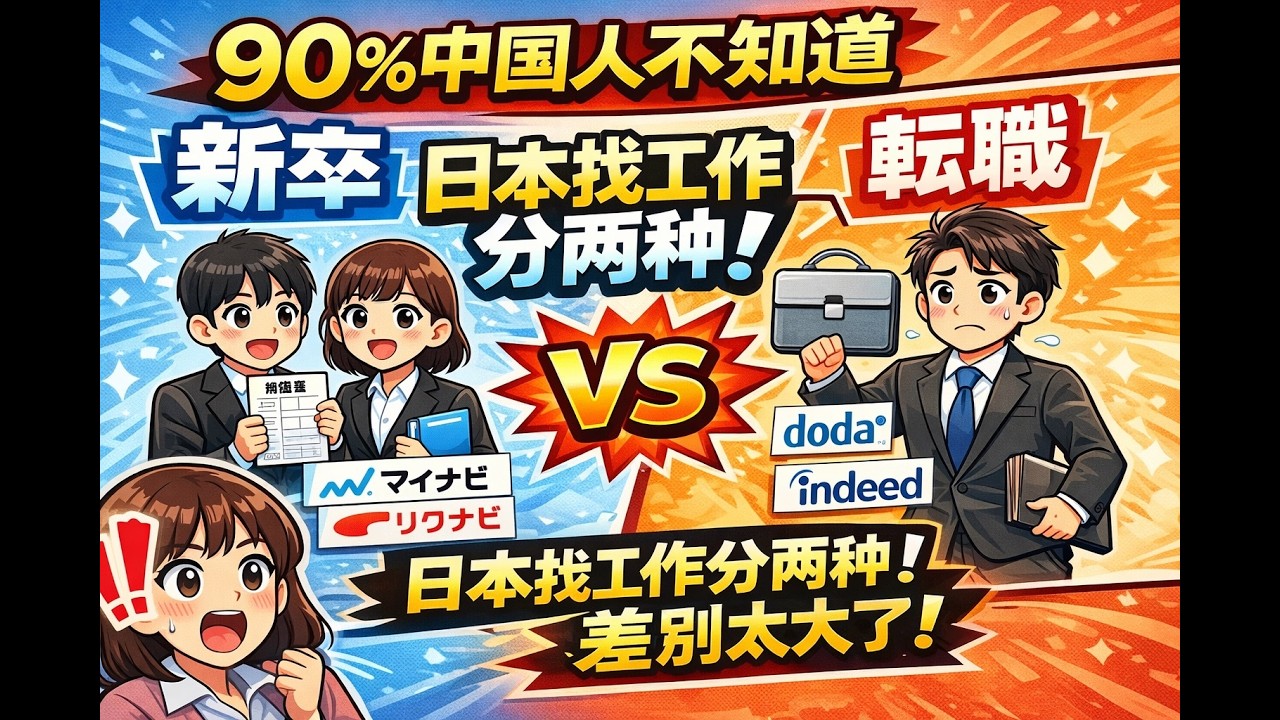 在日本找工作一定要知道：新卒和转职完全不同