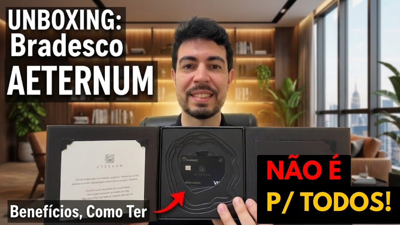 CHEGOU!! BRADESCO AETERNUM - Unboxing e Como Conseguir!