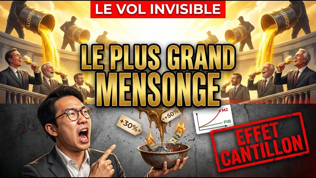 LE PLUS GRAND MENSONGE DE L'HISTOIRE (Comment ils vous volent sans toucher &agrave; votre compte)