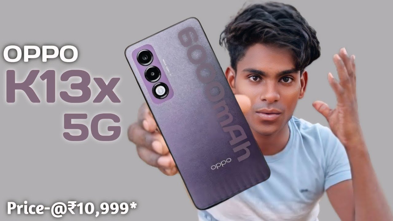 Oppo K13x 5G The New Budget phone Unboxing 6000mAh⚡Battery,IP65,Only₹10,999*‎⁨@Technical_Neta⁩