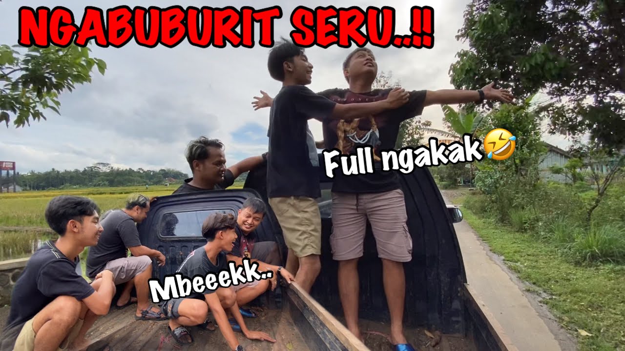 FULL NGAKAK..!! Ngabuburit keliling kampung naik pic up
