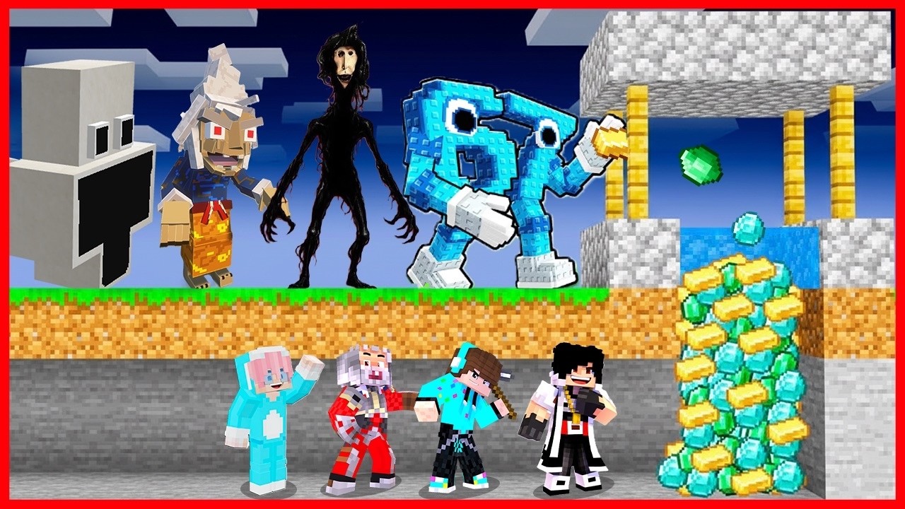 1000 HARI DI ADOPSI JADI MONSTER 67 VS SCP MIMICER DI MINECRAFT ! SEMUA JADI HANTU