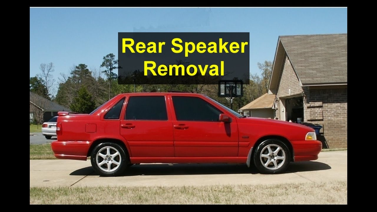 How to remove the rear deck speakers in a Volvo S70 - VOTD