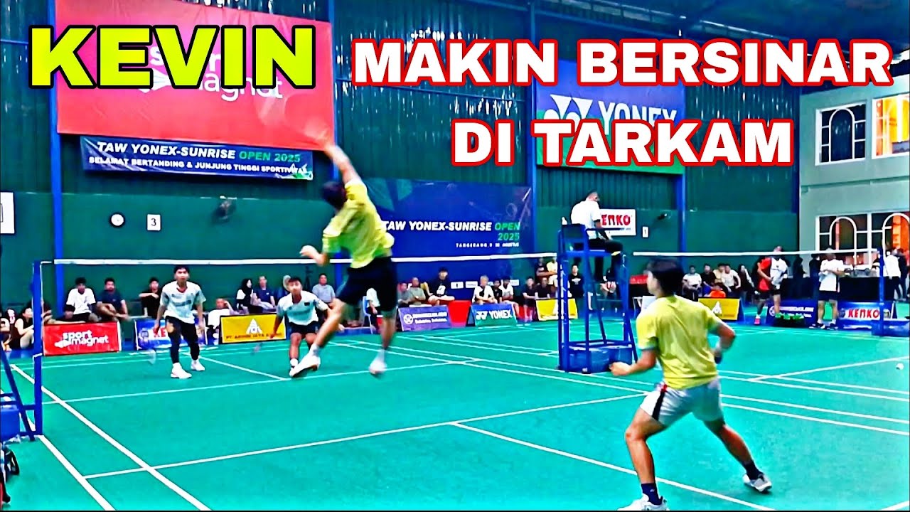 KEVIN EZRA x CHRISTOPHER TAKLUKKAN UNGGULAN JUARA DI TAW YONEX-SUNRISE OPEN 