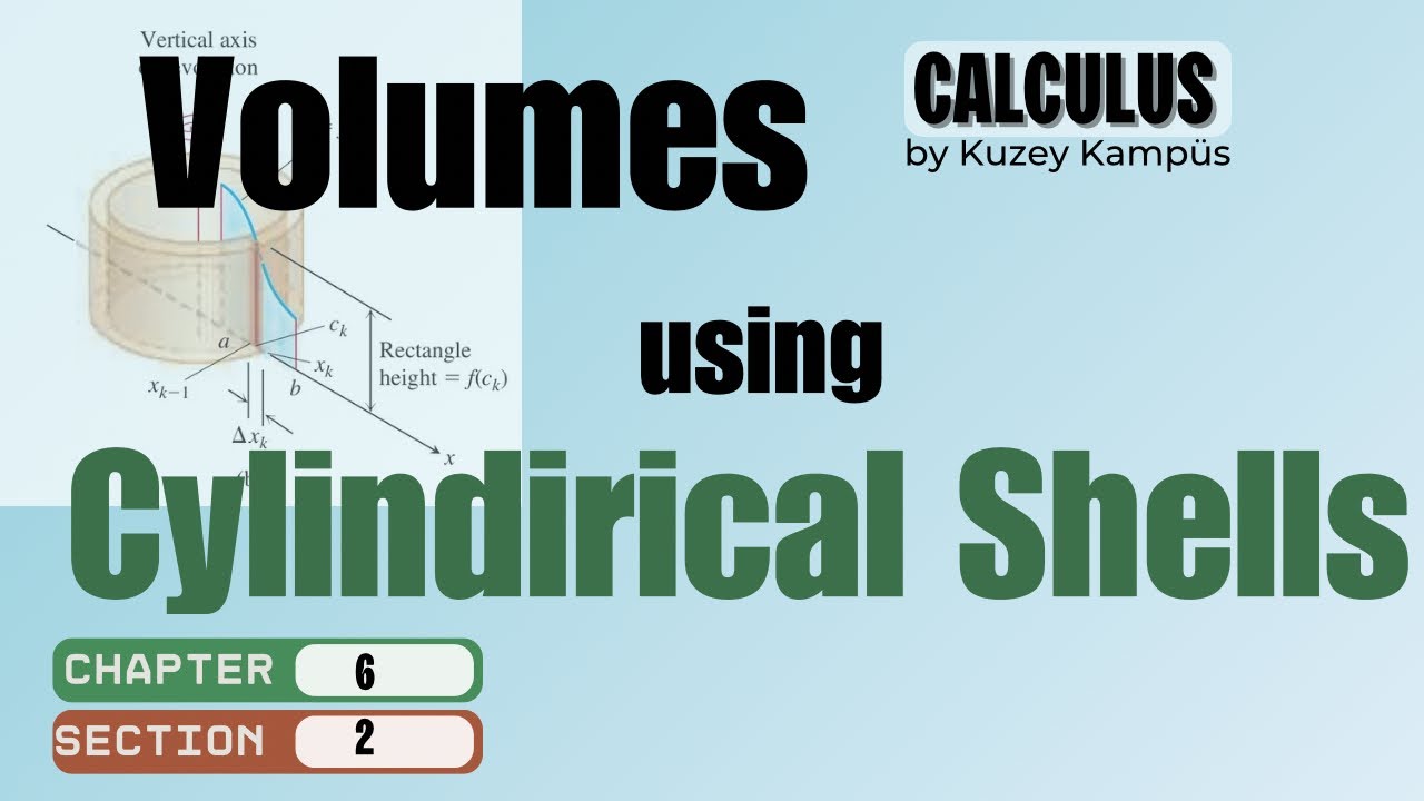 📗 Calculus Konu Anlatımı | Bölüm 6.2 Volumes Using Cylindrical Shells | Ders 1 – Silindirik Kabuklar