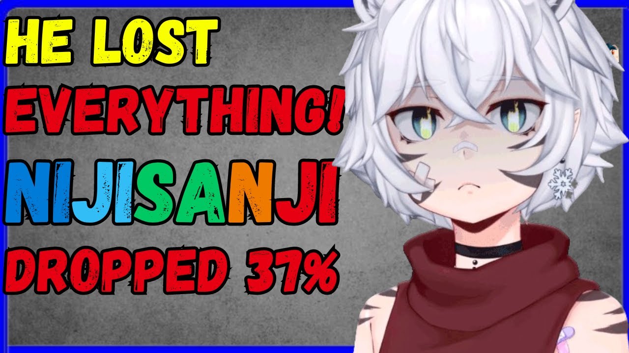 Taiga lost it all, speaks out. Nijisanji 37% drop
