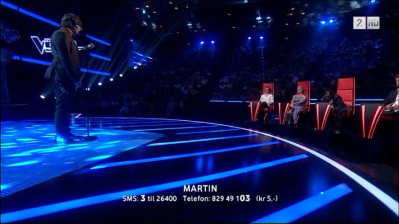 The Voice Norge 2012 - Martin Halla - Finale - Take it with me [HD]