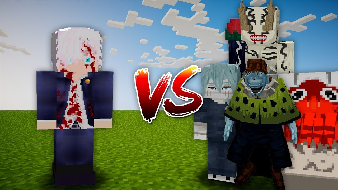Satoru Gojo School (No Infinity) vs Disaster Curses