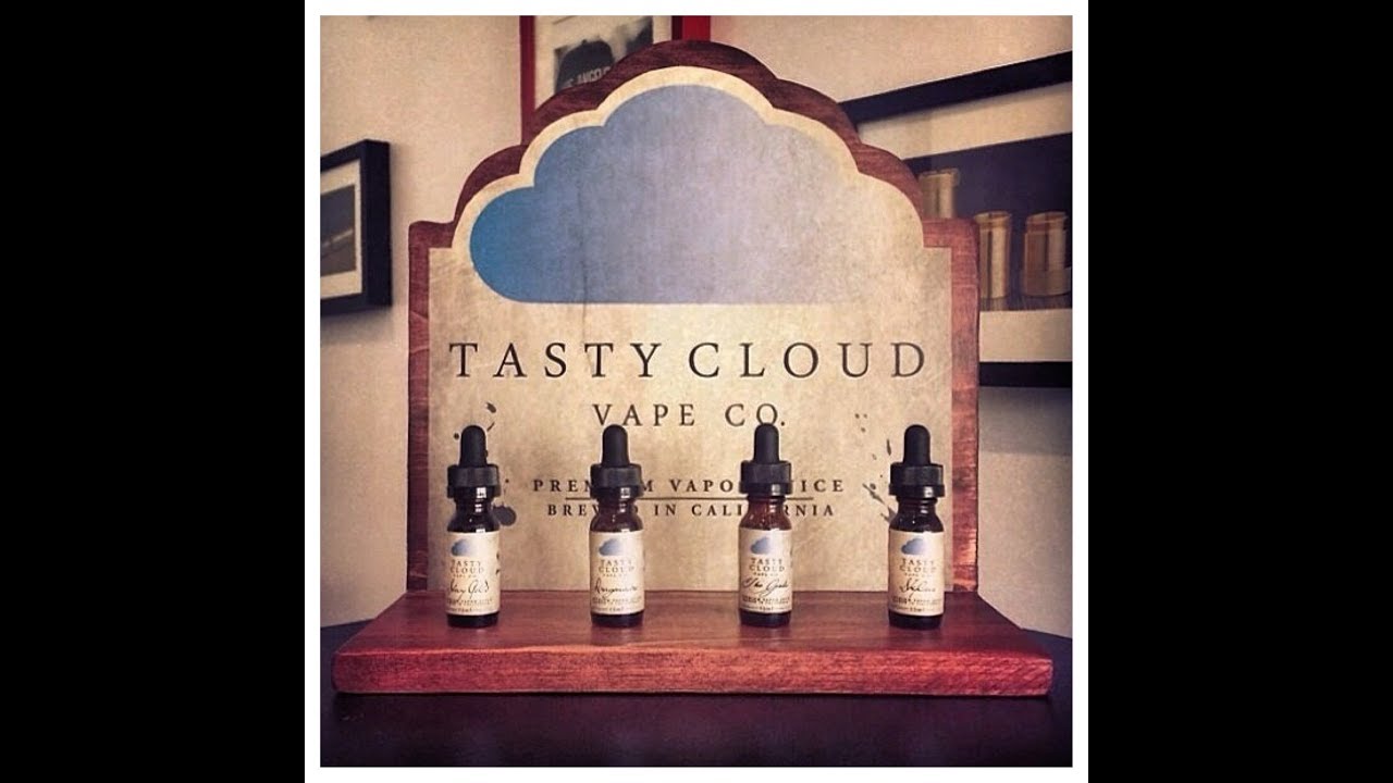 Display stands for Tasty Cloud Vape Co.