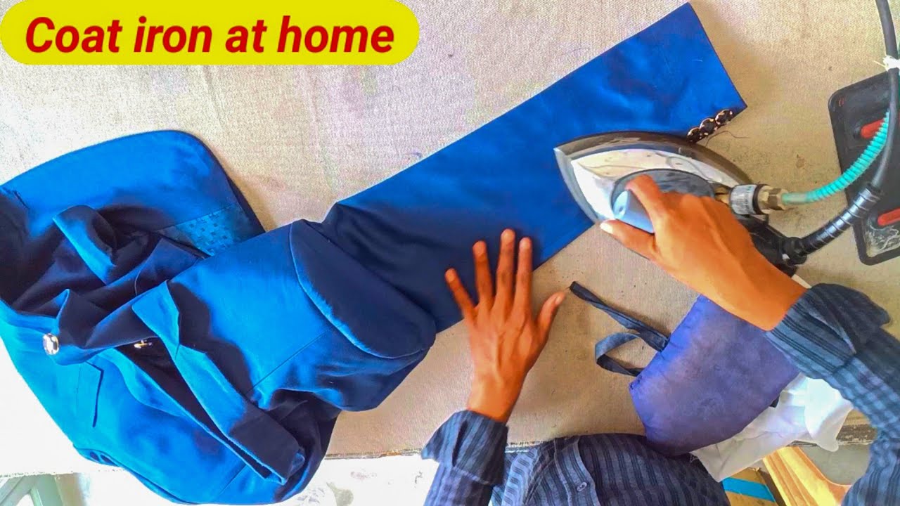 coat press karne ka tarika / coat iron at home / how to iron coat