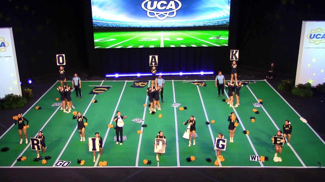 Oak Ridge High School JV Game Day Cheer (CA) National Championship FINALS