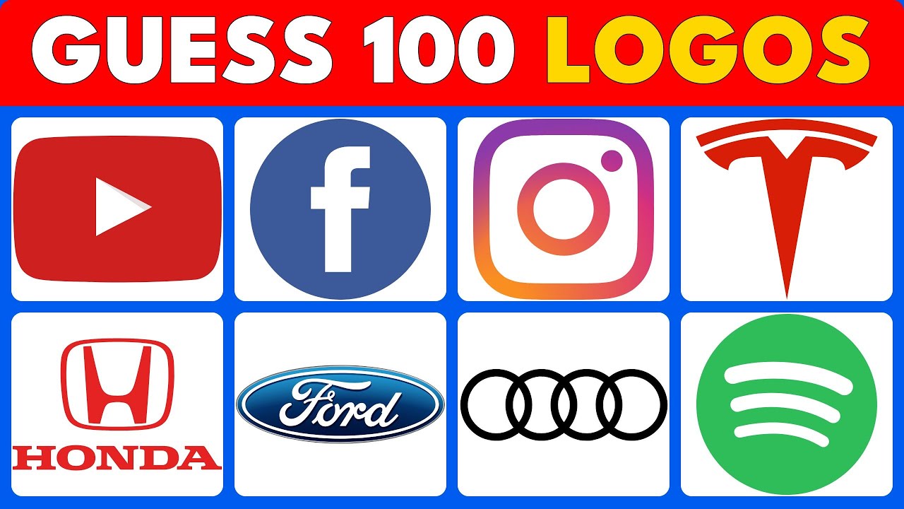 Can You Guess All 100 Logos? Ultimate Logo Challenge!