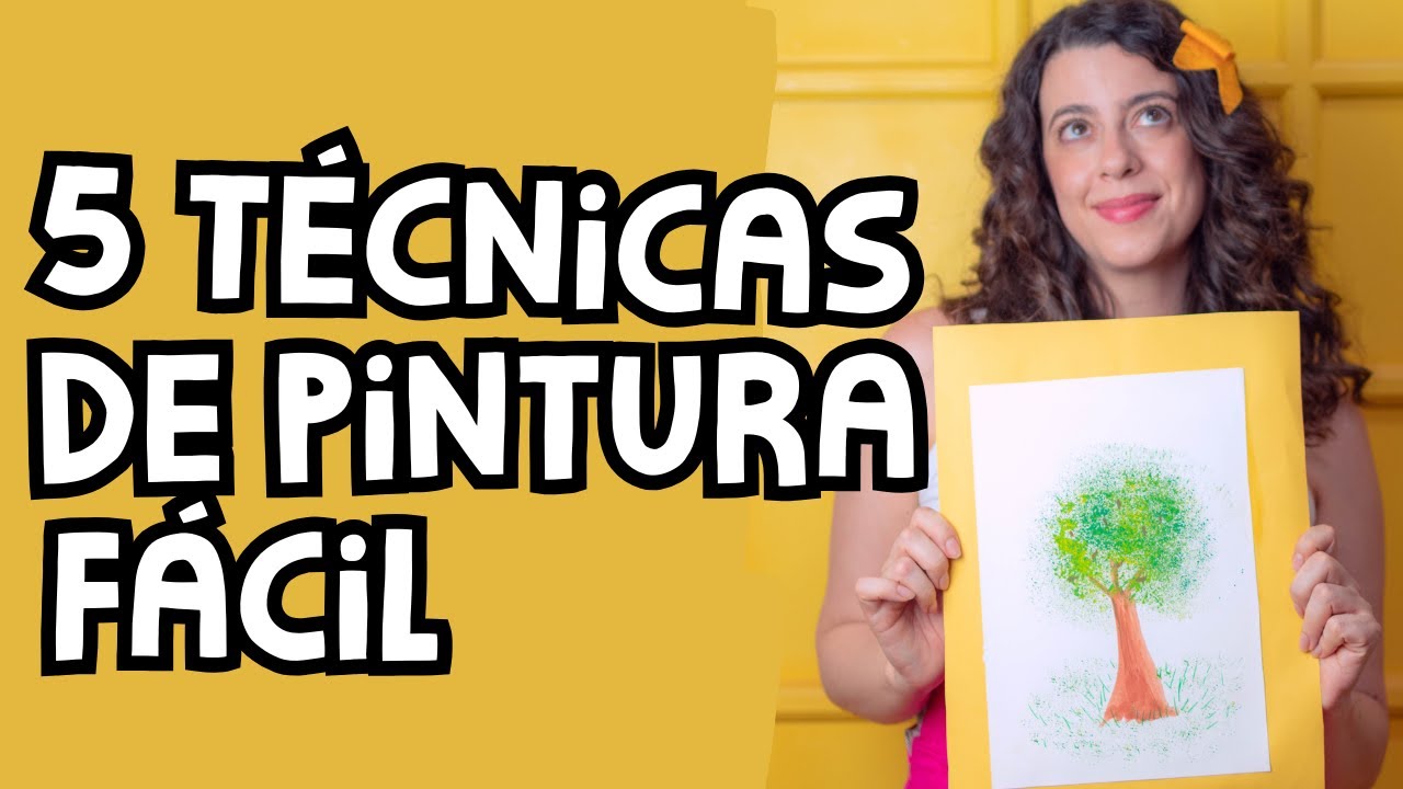 5 Técnicas fáceis de pintura para crianças