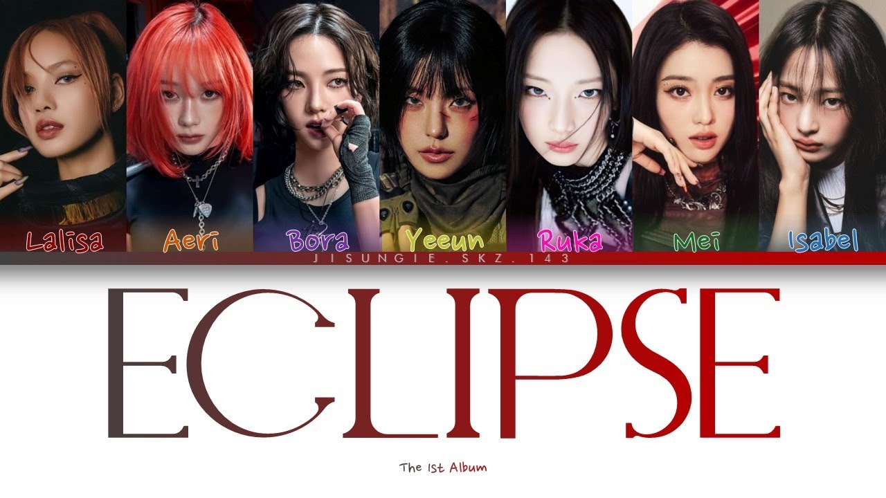 [ICON1C 아이코닉] Eclipse (Album) : 7 members Color Coded Lyrics (My girl group)