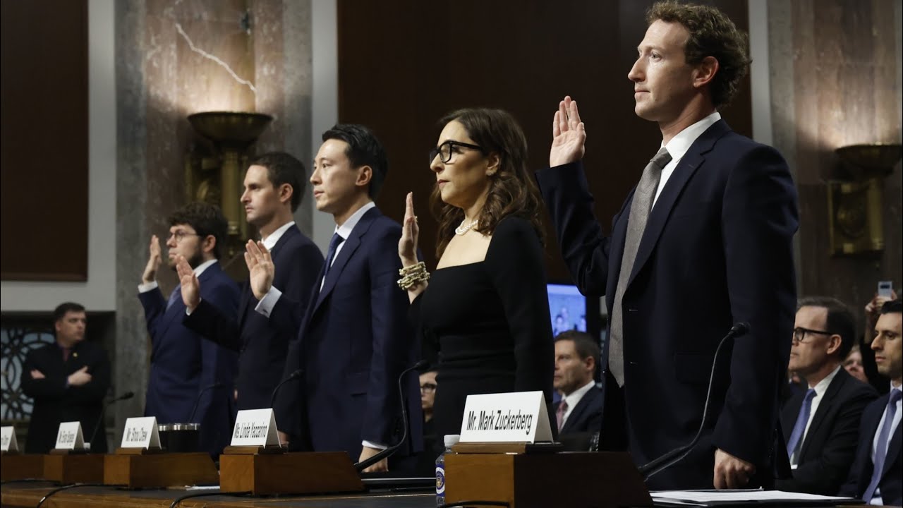 Mark zuckerberg ;CEO wa Tik tok,CEO wa Twitter ,CEO wa Snapchat imbere yurukiko bashinjwa ubwicanyi