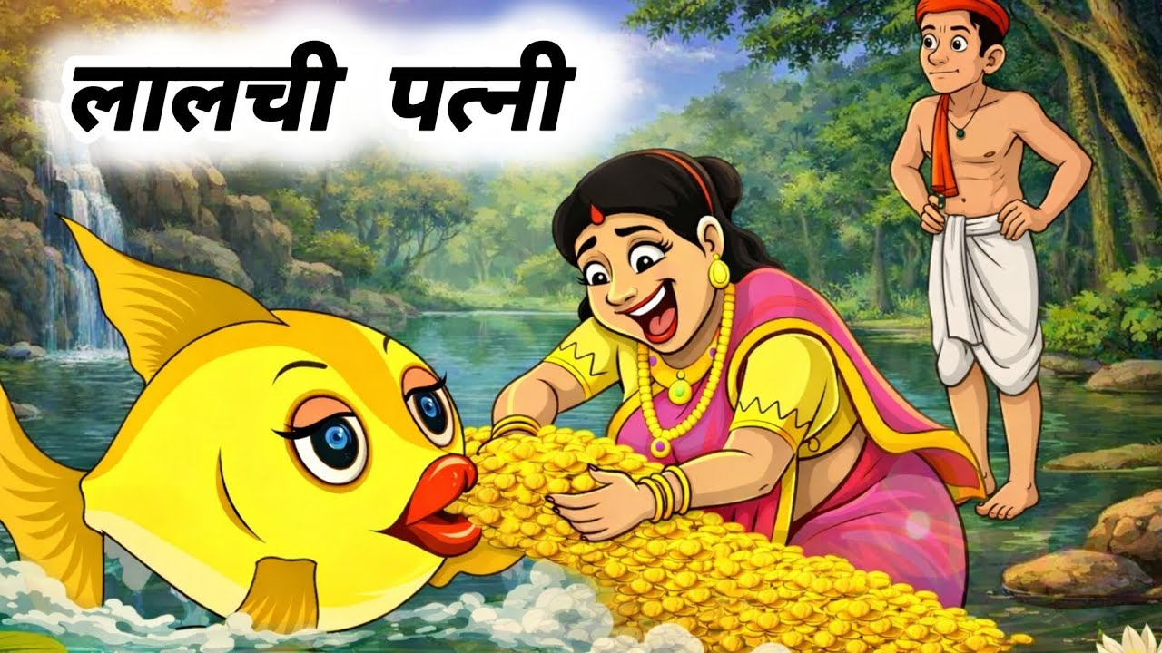 लालची पत्नी और जादुई मछली का रहस्य | शिक्षाप्रद कहानी | Lalchi Patni Aur Jadui Machli Ki Kahani