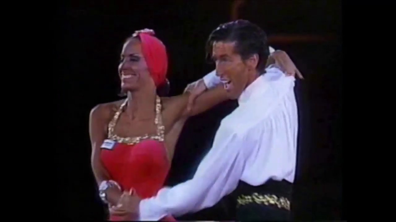 275 社交ダンス チャチャチャ ゲストデモ（Ballroom Dance Chachacha Guest Demonstration）1990年世界大会ドニーバーンズ組