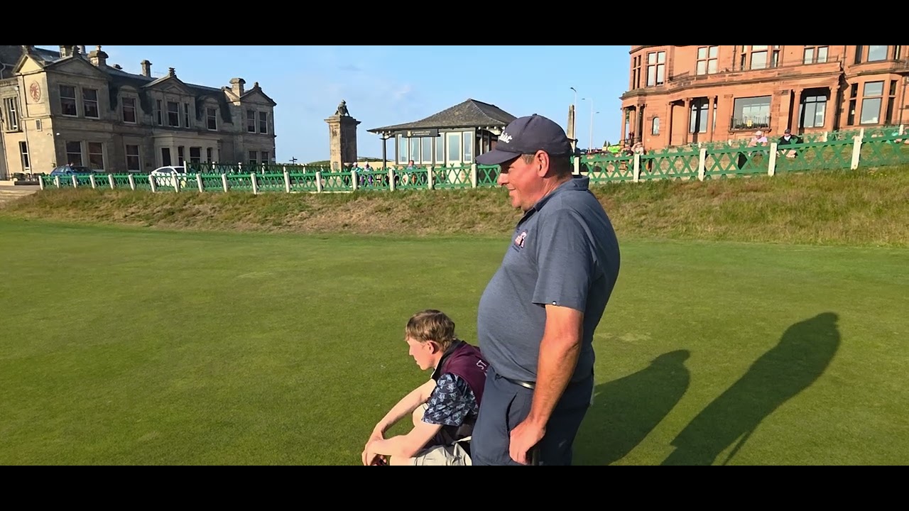 18th hole at St. Andrews Old Course. Greg finishes strong with a solid par---Greg Zinn 3 of 3 videos