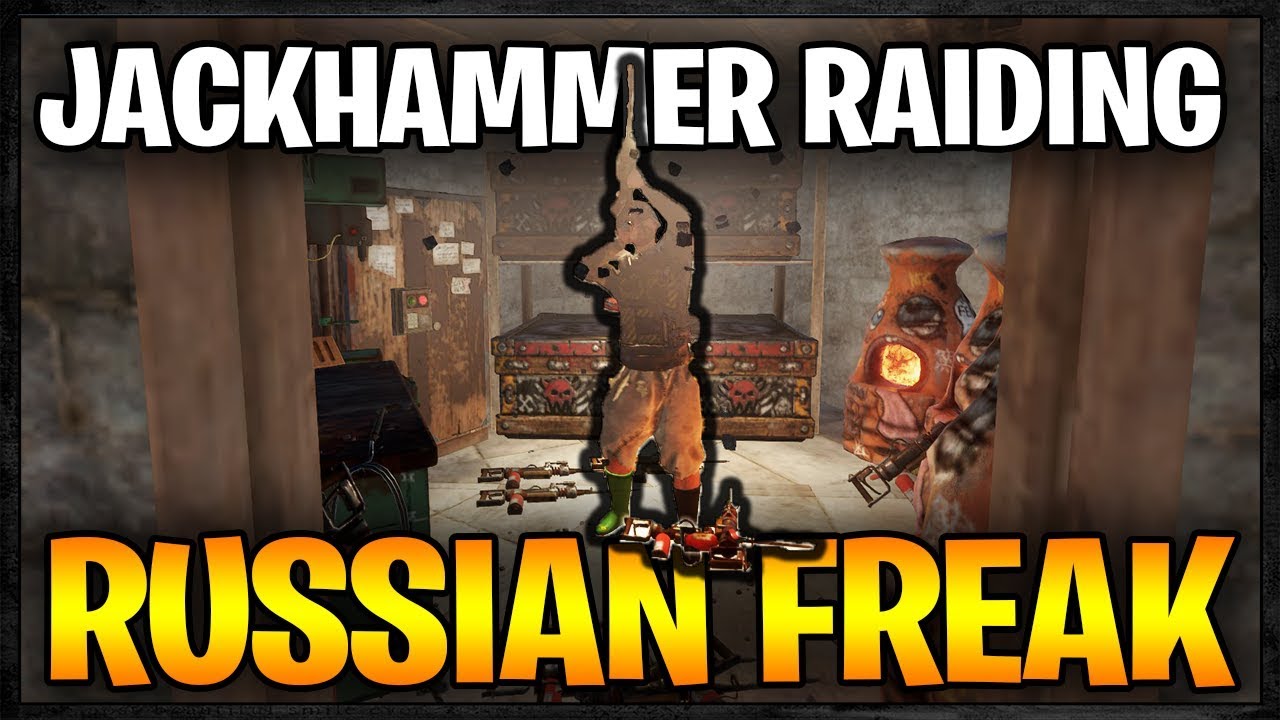 JACKHAMMER RAIDING a RUSSIAN FREAK - Profit or Fail #55 | Rust Raids Vanilla