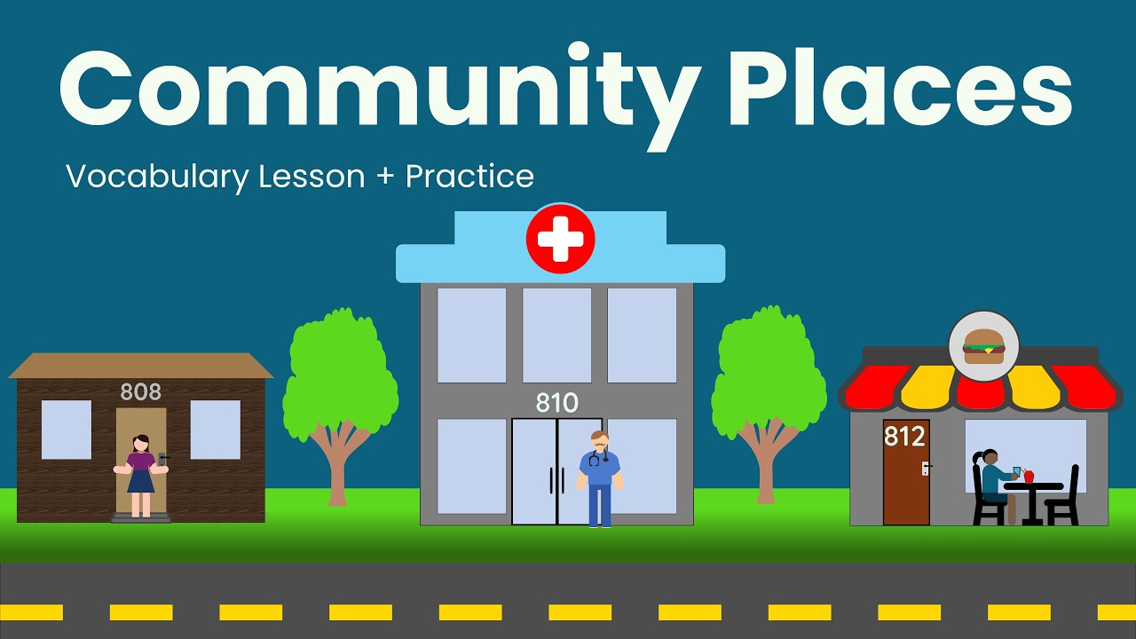 Community Places + Practice | American English for Adult Beginners