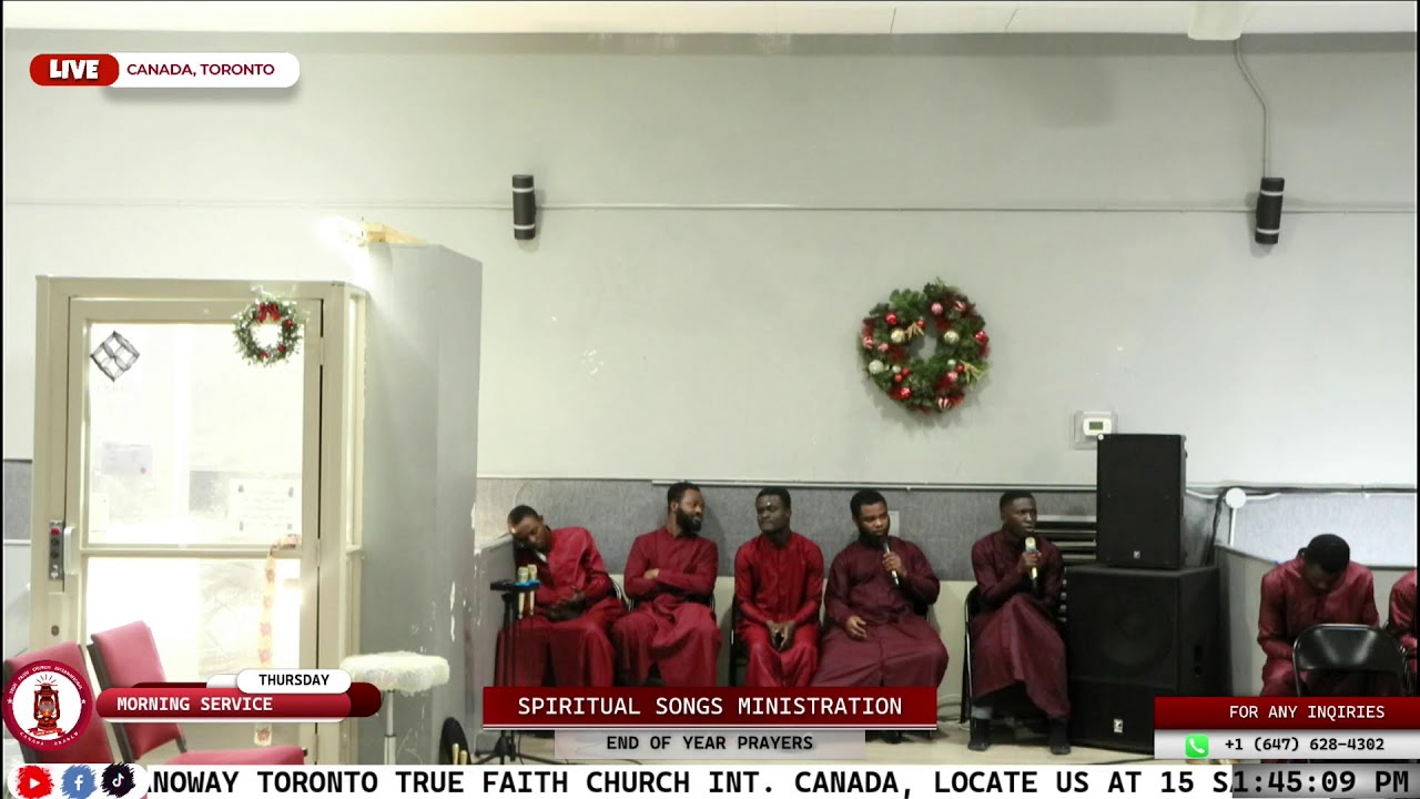 25TH DECEMBER 2025 , END OF YEAR PRAYERS , DAY 2 MORNING SERVICE
