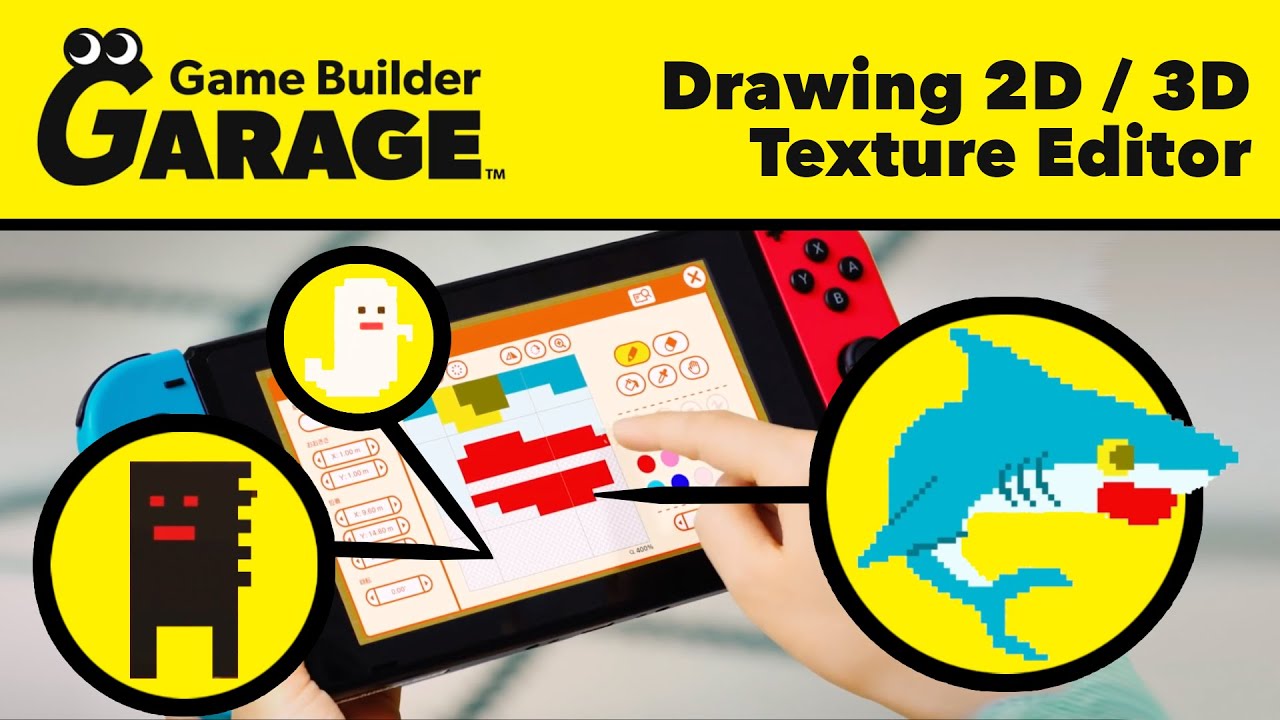 Game Builder Garage — редактор 2D-спрайтов и текстур