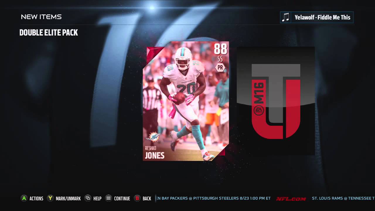 Madden NFL 16 MUT Double Elite Player Pack Opening !!!!!