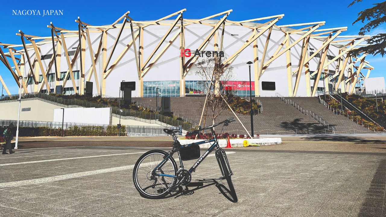 可愛いスタバの店員さんからの名城公園を歩く。ゆるポタナゴヤシティー 公園内を片手運転〜 名城公園のスターバックスへ行くチャレンジ❣️ 〜 PART_02
