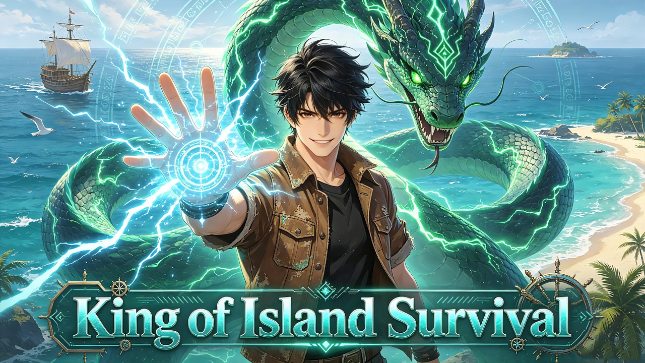 【DUB】Isekai'd into island survival, unlocked daily check-in system, became king with rewards #anime