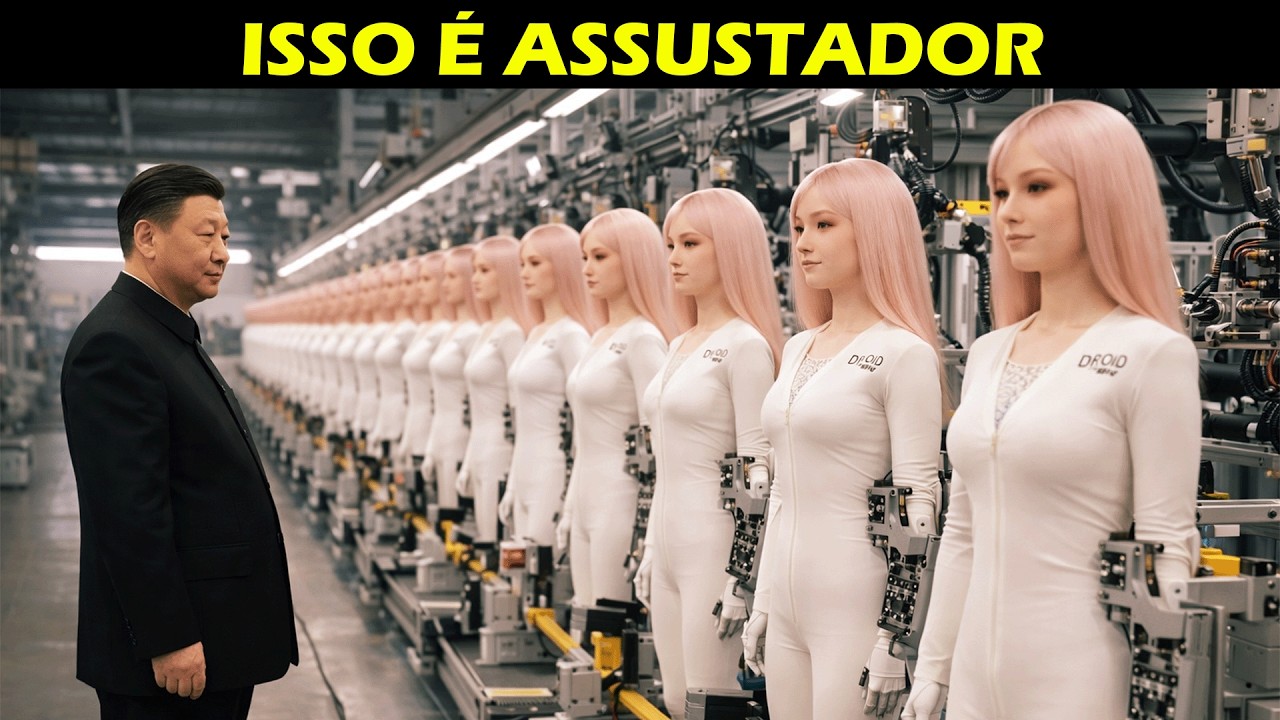 Os novos robôs humanoides da CHINA está preocupando os Estados Unidos