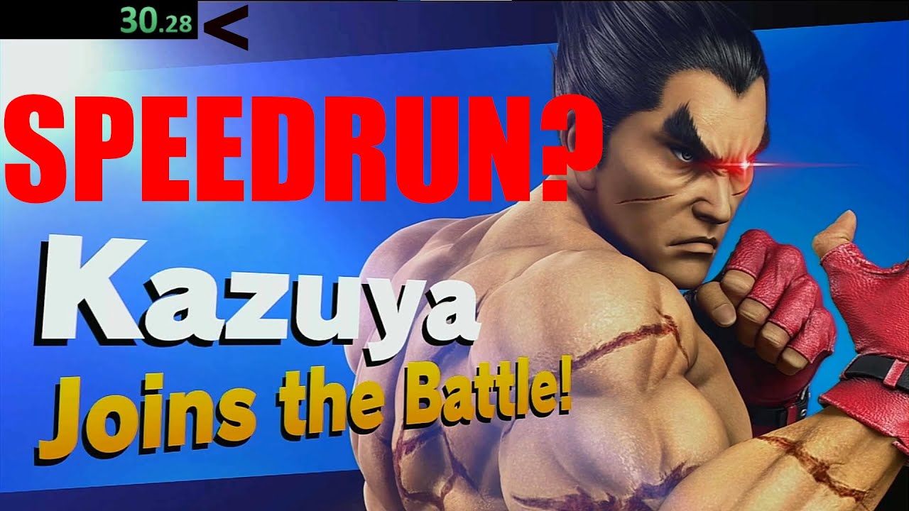 Luigi 0 to death on Kazuya Any% World Record! 1:36