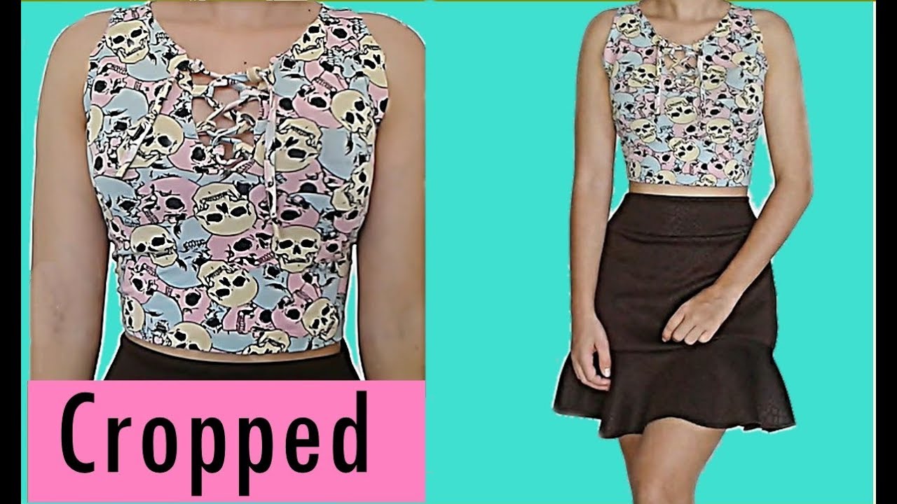 ✂️DIY: COMO TRANSFORMAR UM BLUSA EM CROPPED